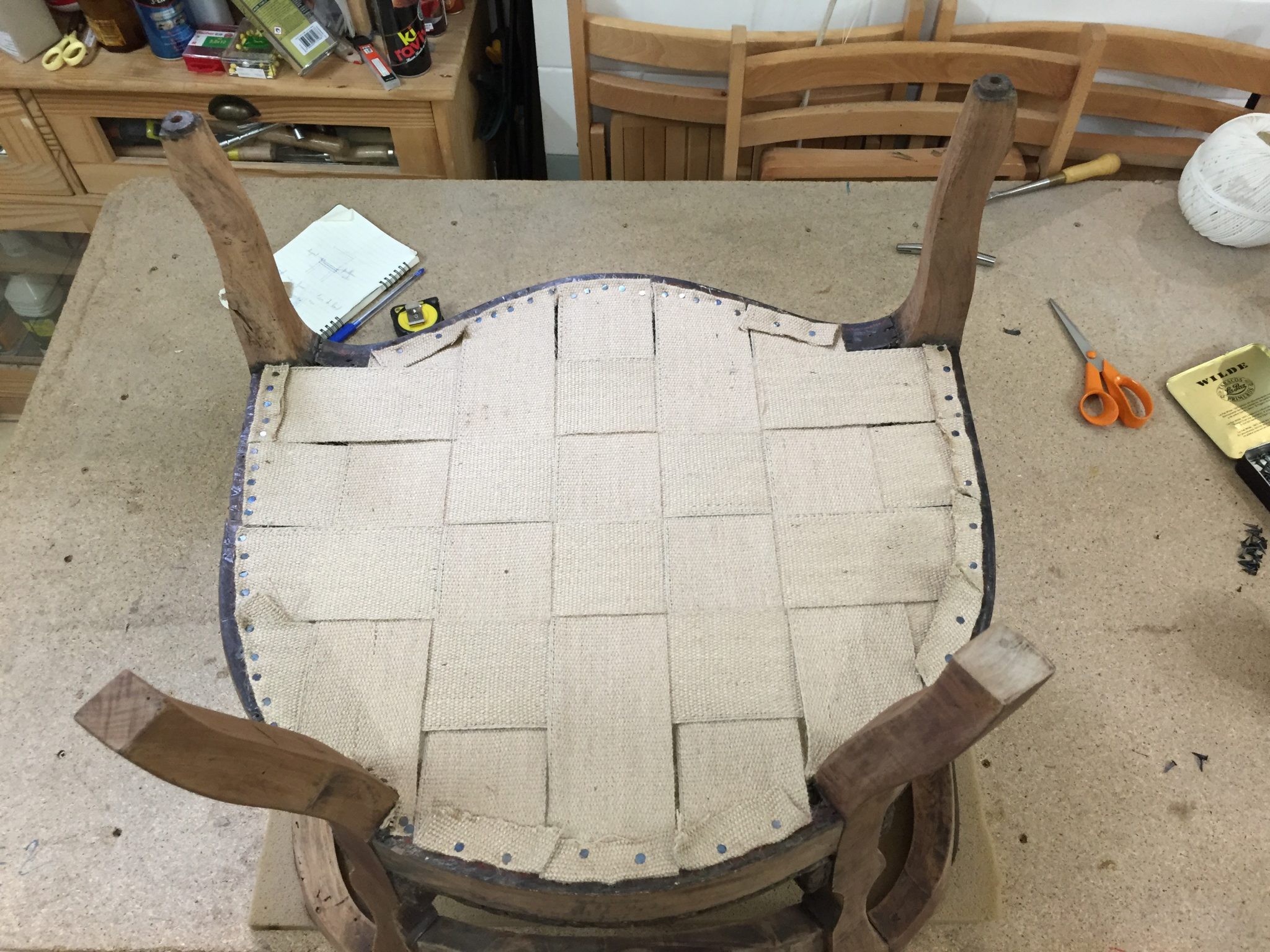 Fauteuil type Louis XV relooké | CoeurDeBois