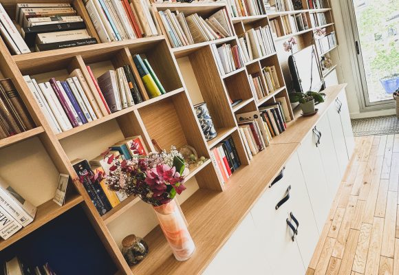 Bibliothèque et meuble TV