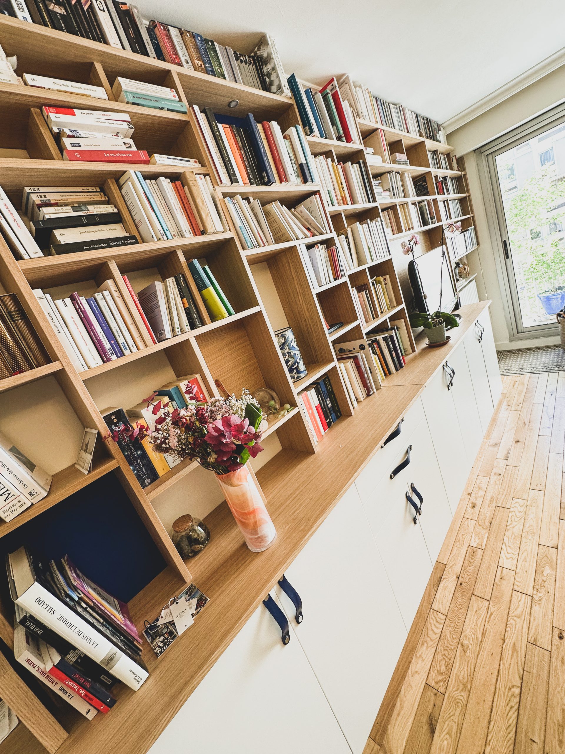 Bibliothèque et meuble TV