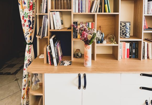 Bibliothèque et meuble TV
