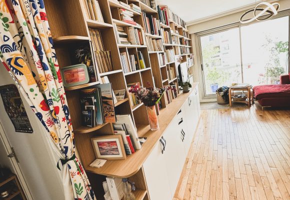 Bibliothèque et meuble TV